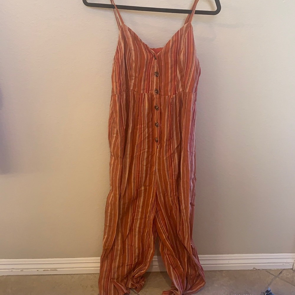 Nectar Clothing Striped Jumpsuit